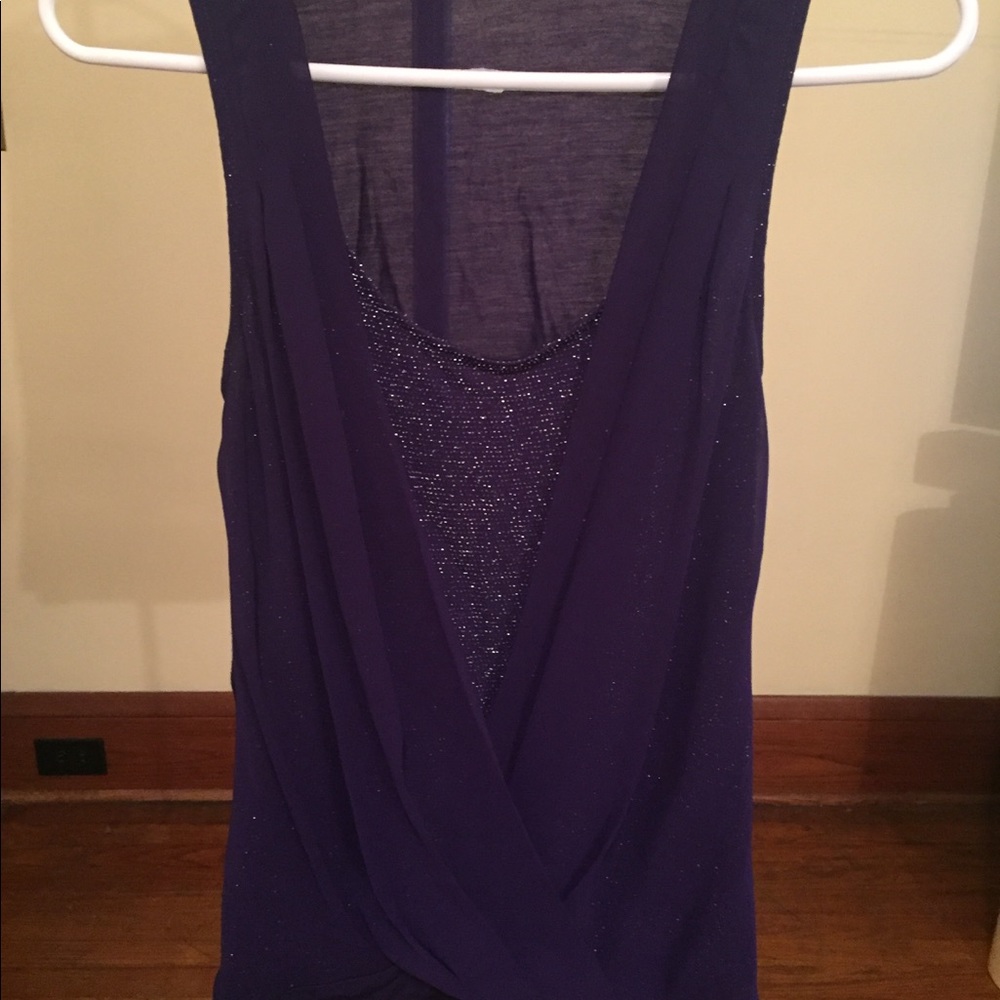 Purple Express tank top